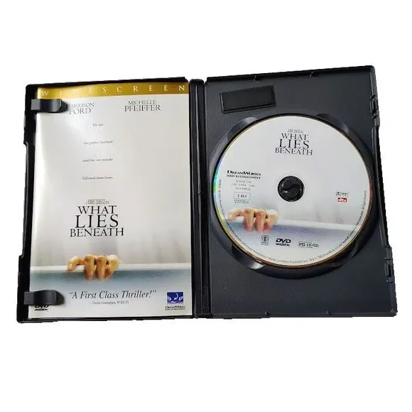 What Lies Beneath DVD 2000 Movie Thriller Harrison Ford Michelle Pfeiffer PG 13 - Picture 3 of 3